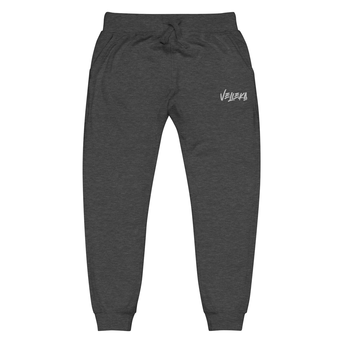 Velleka Embroidered Joggers (White Logo)