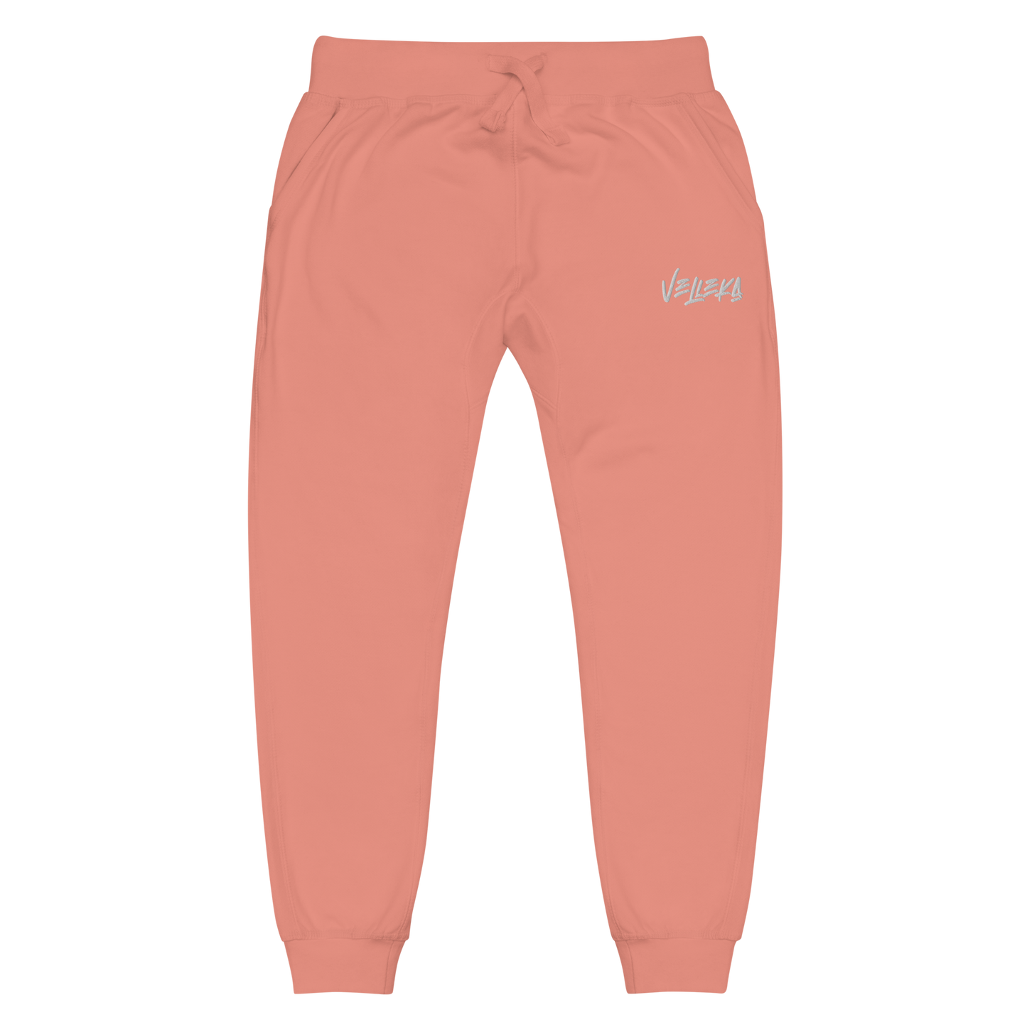 Velleka Embroidered Joggers (White Logo)