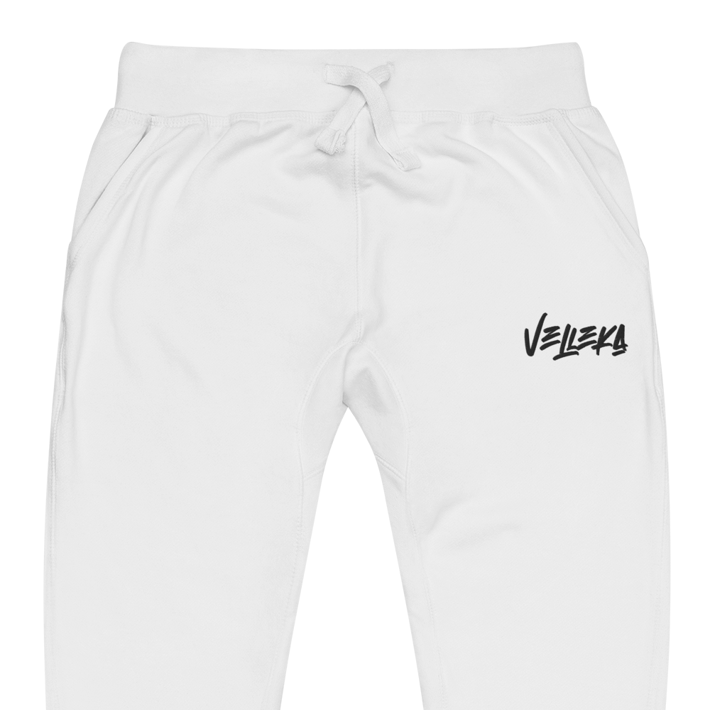 Velleka Embroidered Joggers (Black Logo)