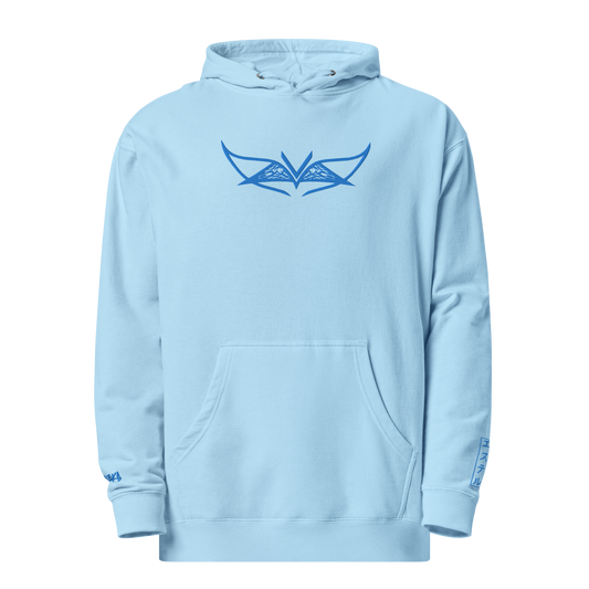 Velleka Embroidered Logo Hoodie (Blube/Blue)