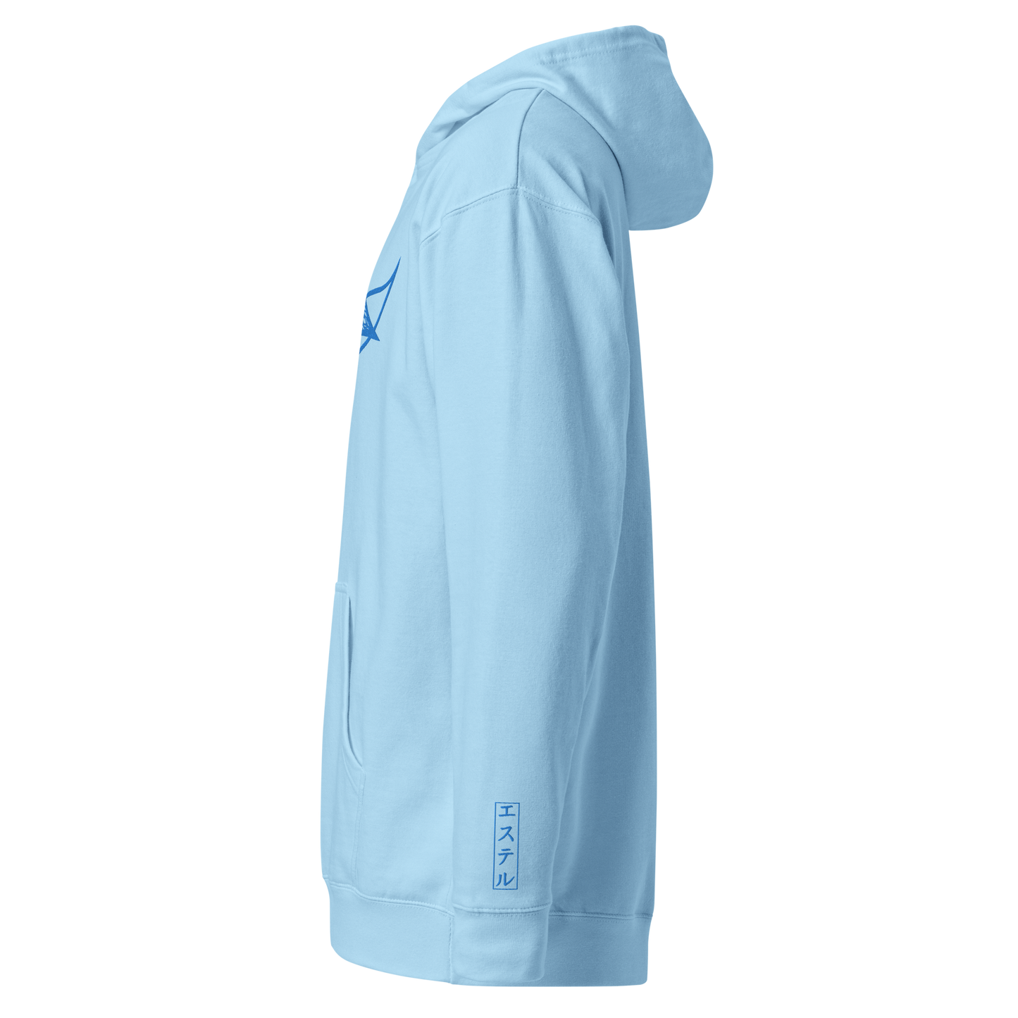 Velleka Embroidered Logo Hoodie (Blube/Blue)