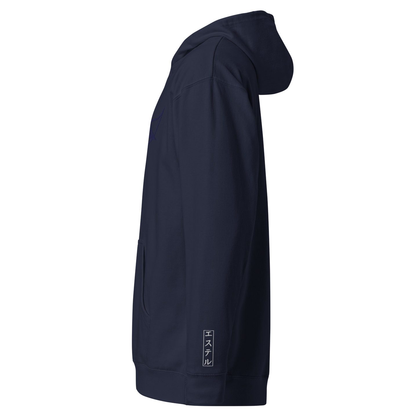 Velleka Embroidered Logo Hoodie (Navy/Navy)