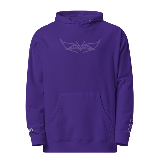 Velleka Embroidered Logo Hoodie (Purple/Purple)