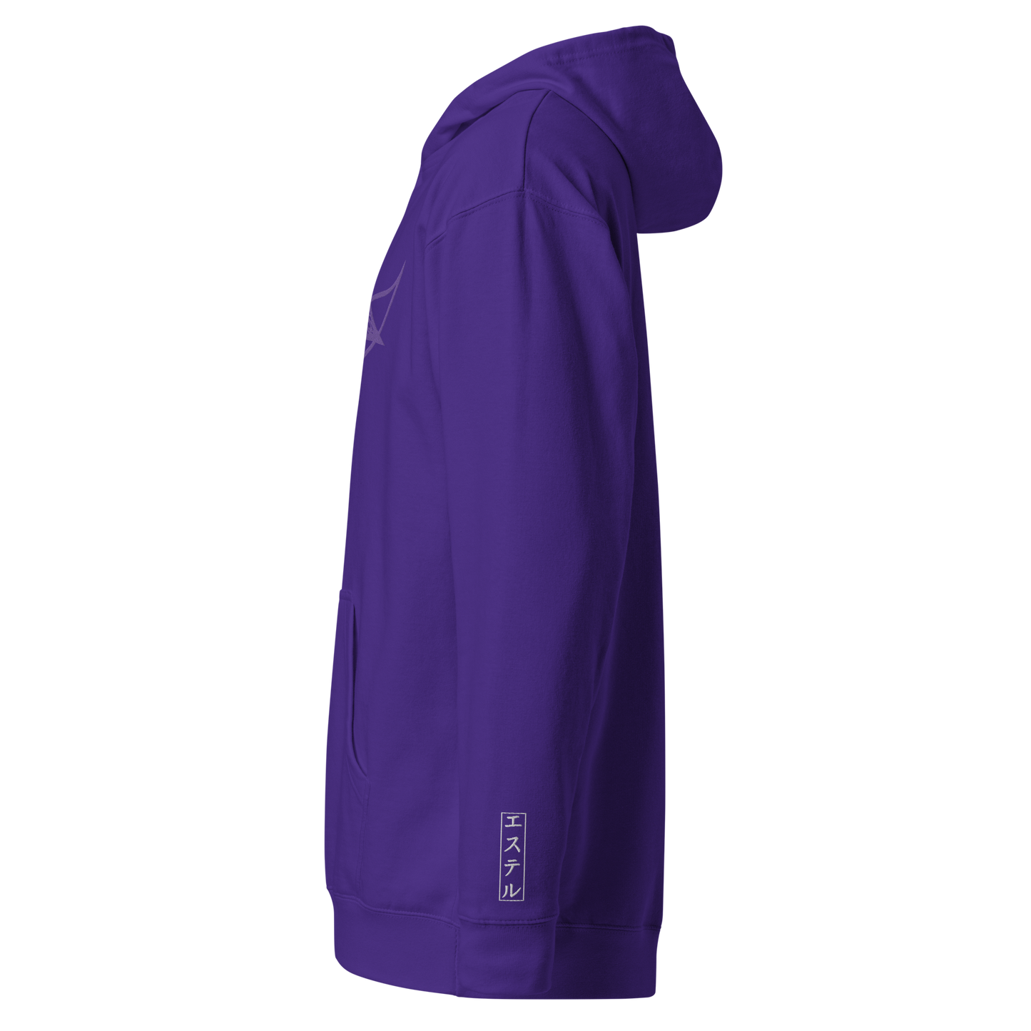 Velleka Embroidered Logo Hoodie (Purple/Purple)